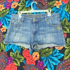 WOMEN’S G-UNIT SHORT SHORTS JEAN SHORTS GUNIT CLOTHING WOMENS SIZE 13 JR SHORTS